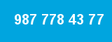 987 778 43 77